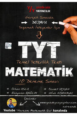 Yüzde Yüz Yayınları TYT Matematik 10 Deneme Sınavı - 1