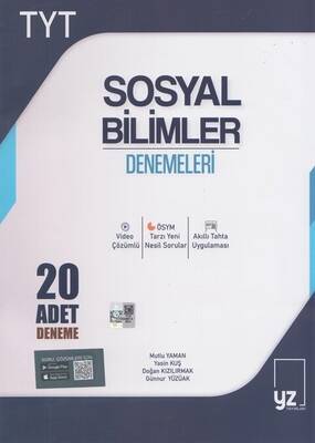 YZ Yayınları TYT Sosyal Bilimler 20 Denemeleri - 1