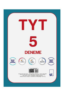 YZ Yayınları TYT 5 Deneme - 1