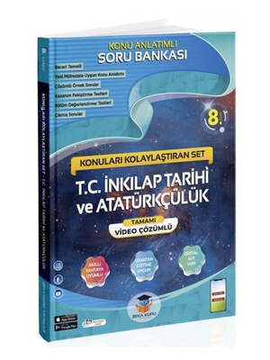 Zeka Küpü Yayınları 8. Sınıf T.C. İnkılap Tarihi ve Atatürkçülük Konu Anlatımlı Soru Bankası Video Çözümlü - 1