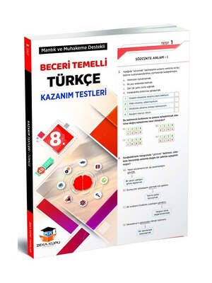 Zeka Küpü Yayınları 8. Sınıf Türkçe Beceri Temelli ​Kazanım Testleri - 1