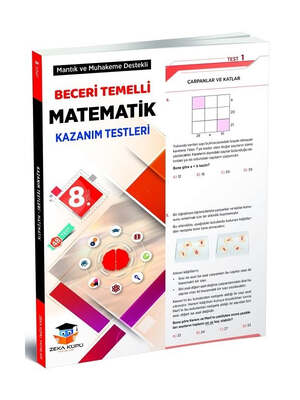 Zeka Küpü Yayınları 8. Sınıf Matematik Beceri Temelli Kazanım Testleri - 1