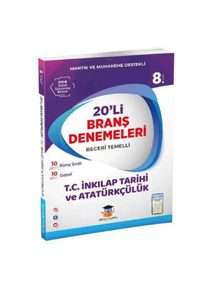 Zeka Küpü Yayınları 8. Sınıf T.C. İnkılap Tarihi ve Atatürkçülük Beceri Temelli 20 Deneme - 1