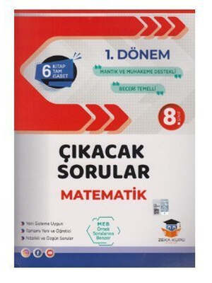 Zeka Küpü Yayınları 8. Sınıf 1. Dönem Matematik Çıkacak Sorular Soru Bankası - 1