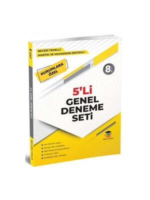 Zeka Küpü Yayınları 8. Sınıf Beceri Temelli 5 li Genel Deneme Seti - 1