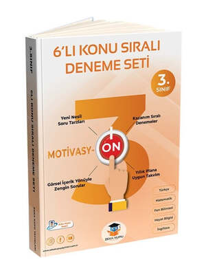 Zeka Küpü Yayınları 3.Sınıf 6 lı Konu Sıralı Motivasyon Deneme - 1