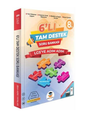 Zeka Küpü Yayınları 8. Sınıf LGS 6 lı Tam Destek Soru Bankası - 1