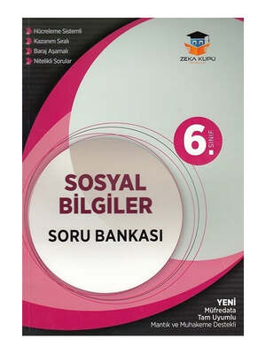 Zeka Küpü Yayınları 6. Sınıf Sosyal Bilgiler Soru Bankası - 1