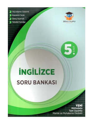 Zeka Küpü Yayınları 5. Sınıf İngilizce Soru Bankası - 1