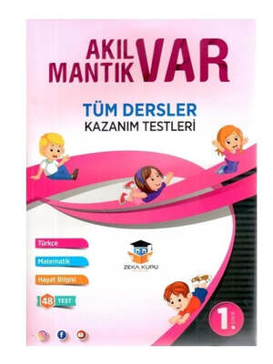 Zeka Küpü Yayınları 1. Sınıf Tüm Dersler Akıl Var Mantık Var Kazanım Testleri - 1