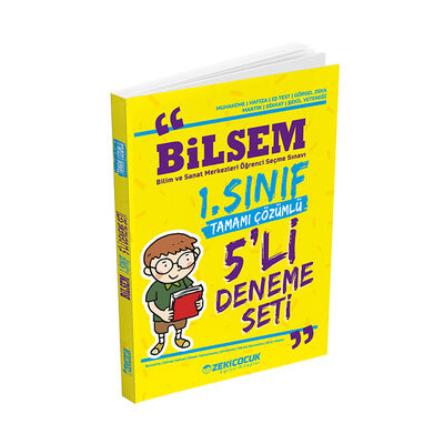 Zeki Çocuk Yayınları Bilsem 1. Sınıf 5li Deneme Seti - 1