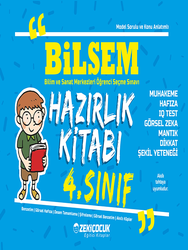 Zeki Çocuk Eğitici Kitaplar - Zeki Çocuk Yayınları 4. Sınıf Bilsem Hazırlık Kitabı